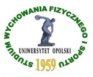 Logo Studium Wychowania Fizycznego i sportu Uniwersytetu Opolskiego