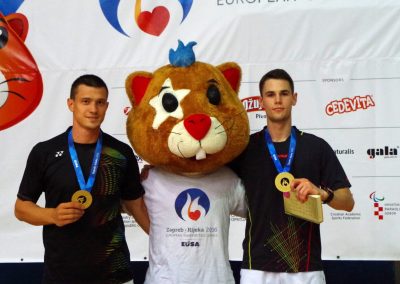 Badmintoniści na Europejskich Igrzysk Studenckich w Chorwacji 2016
